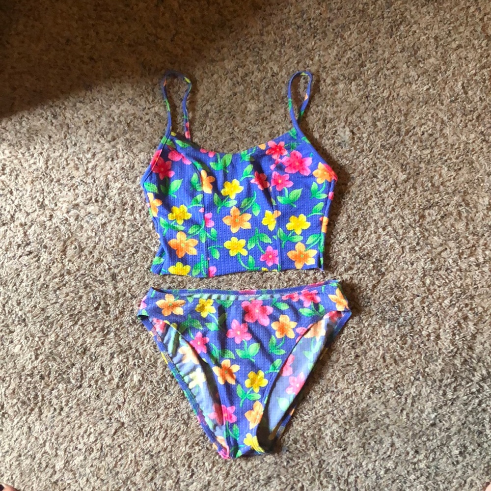 Vintage floral swimsuit